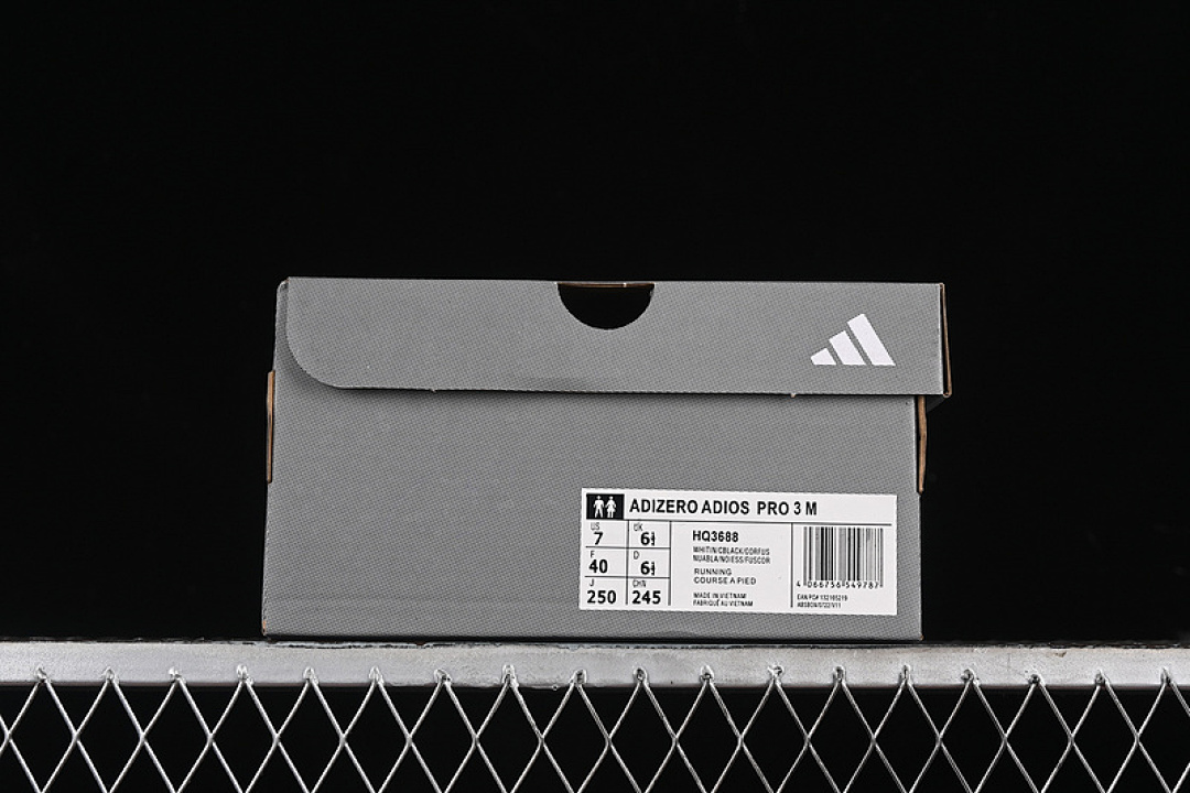 Adidas [HQ3688]-[ADIZERO ADIOS PRO 3 WHITE TINT/CORE BLACK/CORAL FUSION]-[WOMAN:36-39]-[MAN:40-45] - Image 12