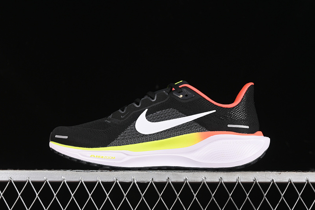 Nike [HQ1564-016]-[AIR ZOOM PEGASUS 41 WHITE/BLACK/GREEN/ORANGE]-[MAN:39-46] - Image 2