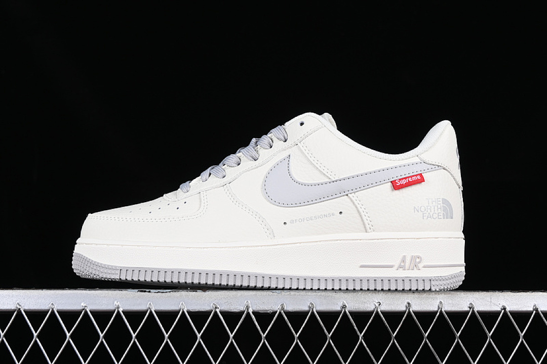 Nike [SU2305-006]-[SUPREME THE NORTH FACE AIR FORCE 1 07 LOW WHITE/GREY]-[WOMAN:36-39]-[MAN:40-45], photo 1
