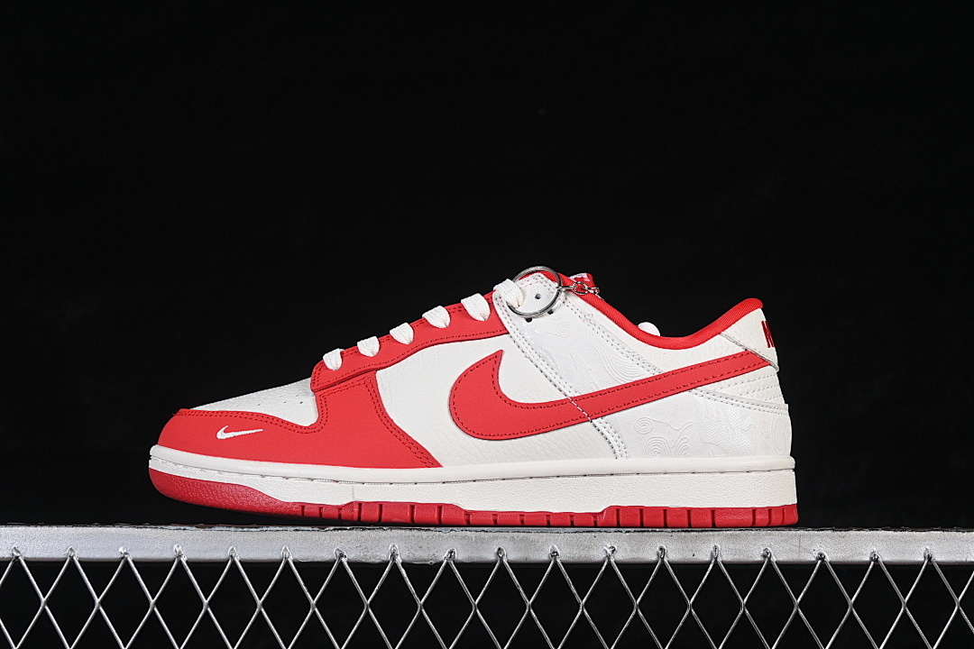 Unbranded [NH0601-490]-[SB DUNK LOW CASUAL SNEAKERS WHITE/RED]-[WOMAN:36-39]-[MAN:40-45], photo 1