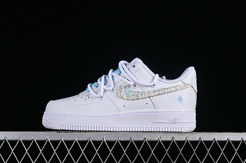 Nike Nike AIR FORCE 1 07 LOW WHITE/BLUE · DH1999-223, photo 1