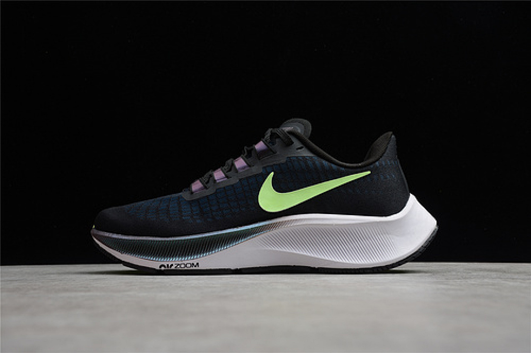 Nike Nike AIR ZOOM PEGASUS 37 BLACK/VALERIAN BLUE/SPRUCE AURA/GHOST GREEN · BQ9646-001, photo 1