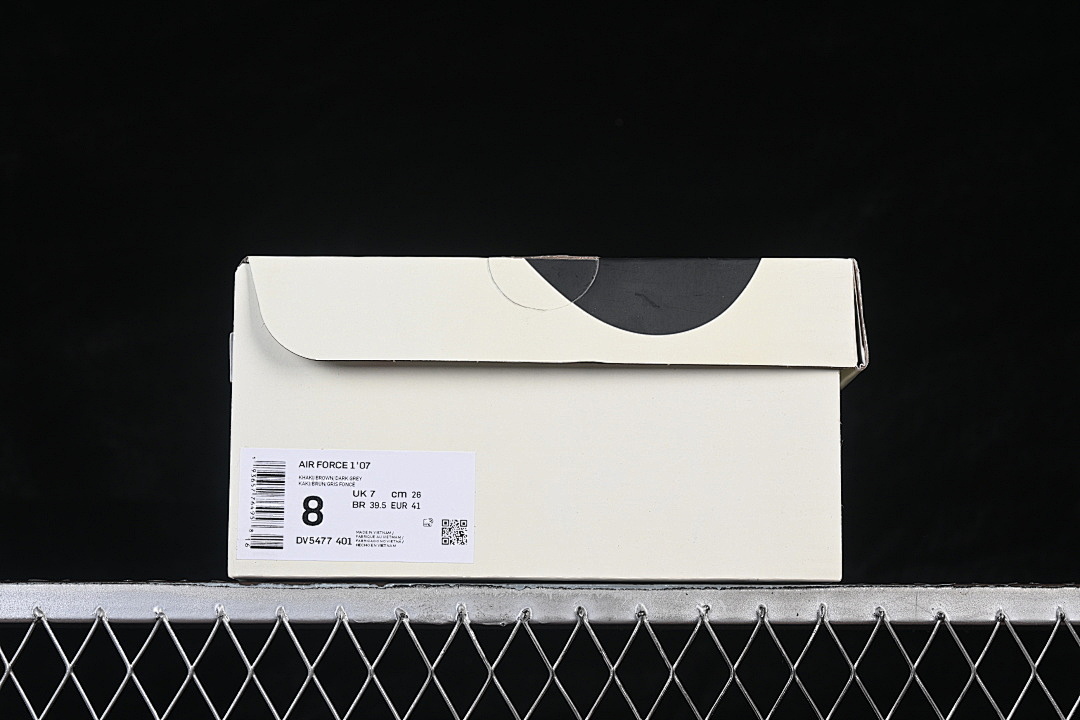 Nike [DV5477-401]-[AIR FORCE 1 07 LOW GREY/BLACK/WHITE]-[WOMAN:36-39]-[MAN:40-45] - Image 12