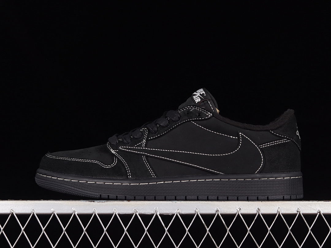 Jordan [DM7866-001]-[LW TRAVIS SCOTT X AIR JORDAN 1 LOW OG BLACK/PHANTOM/UNIVERSITY RED]-[36-48.5], photo 1