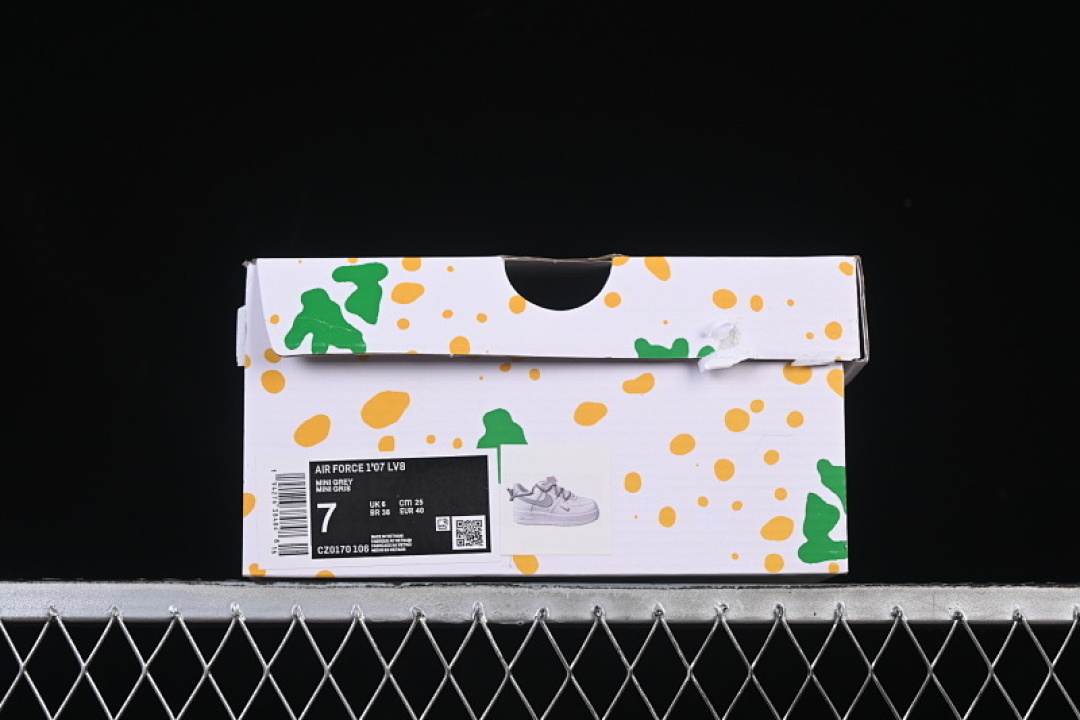 Nike [CZ0170-106]-[AIR FORCE 1 07 LOW CASUAL SNEAKERS LIGHT GRAY/WHITE]-[WOMAN:36-39]-[MAN:40-45] - Image 11