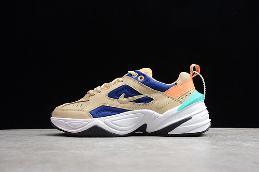 Unbranded [69-67-75]-[AO3108-204]-[M2K TEKNO SHOES DESERT ORE/DEEP ROYAL BLUE-FUEL ORANGE]-[WOMAN:35.5-39], photo 1