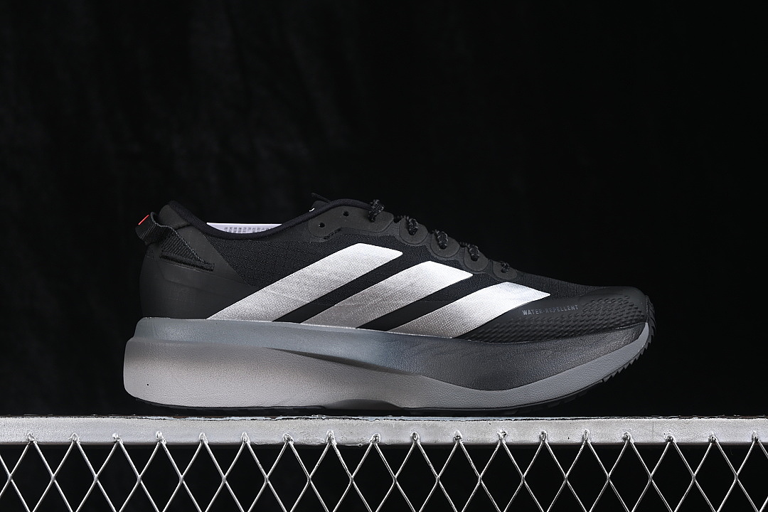 Adidas [KK0313]-[ADIZERO EVO SL RUNNING SHOES BLACK/SILVER/GREY]-[WOMAN:36-39]-[MAN:40-45] - Image 16