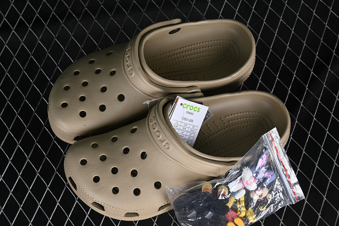 Crocs [CROCS DUAL PURPOSE BEACH HOLE SANDALS MUSHROOM]-[WOMAN:34-39]-[MAN:40-46] - Image 6