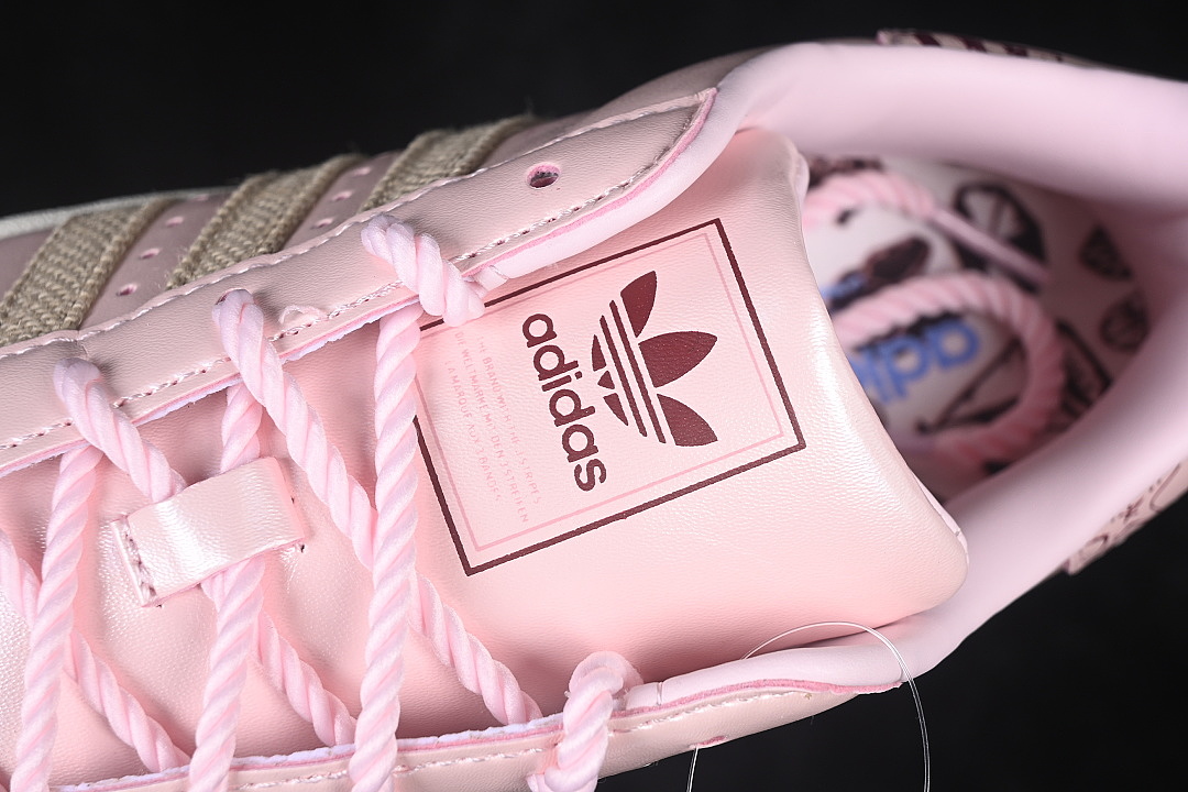 Unbranded [LB9764]-[SUPERSTAR II SHELL TOE CASUAL SNEAKERS PEARL LIGHT PINK/PINK]-[WOMAN:35-39]-[MAN:40] - Image 8