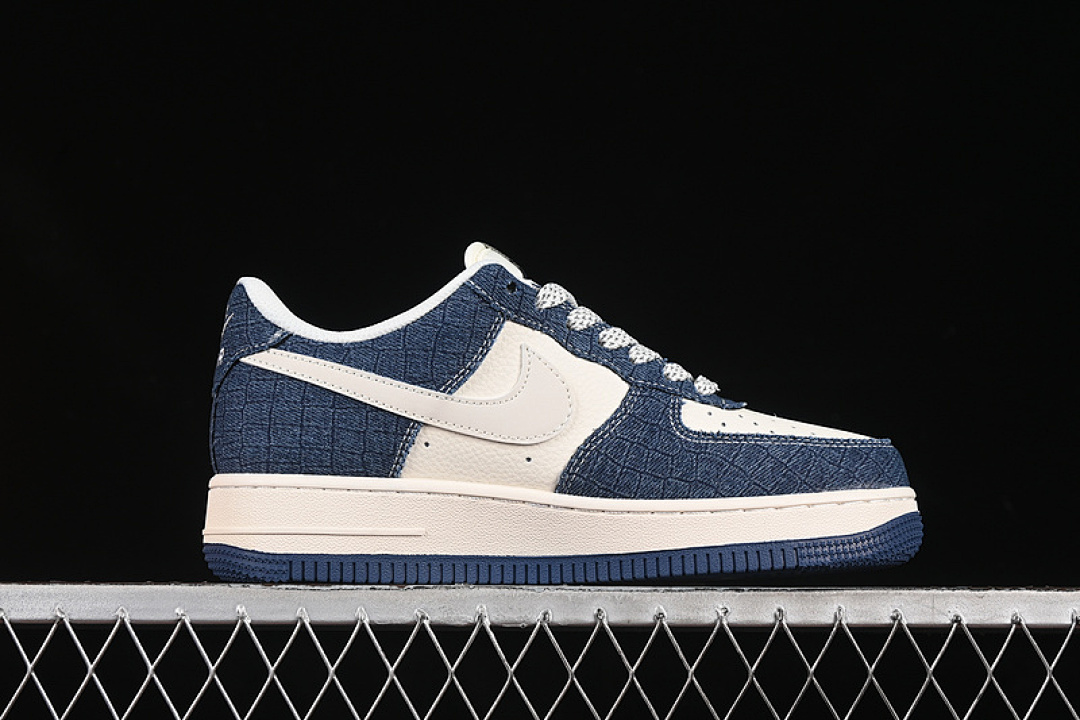 Nike [XS1958-551]-[AIR FORCE 1 07 LOW LV WHITE/BLUE]-[WOMAN:36-39]-[MAN:40-45] - Image 15