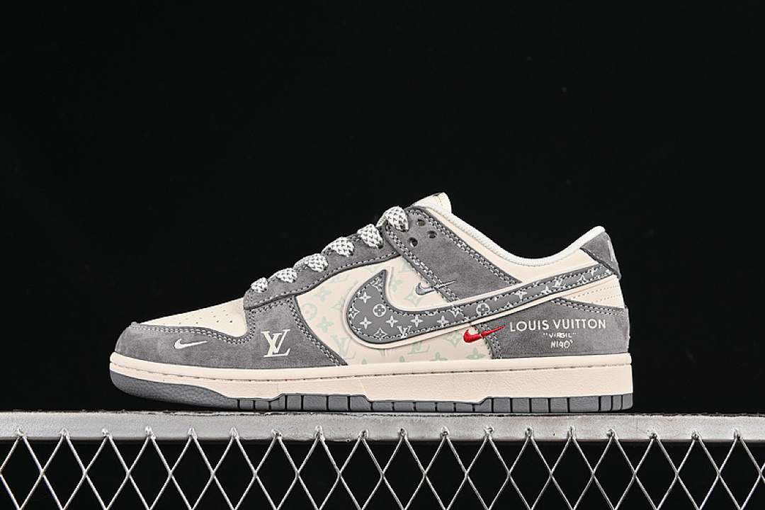Louis Vuitton [YX5066-361]-[SB DUNK LOW LV WHITE/GREY]-[WOMAN:36-39]-[MAN:40-45], photo 1