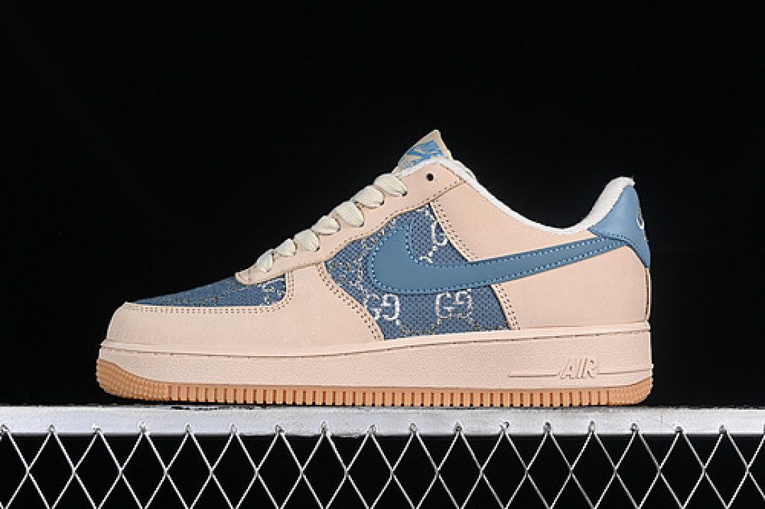 Nike [CW2288-111]-[AIR FORCE 1 07 LOW BROWN/BLUE]-[WOMAN:36-39]-[MAN:40-45], photo 1
