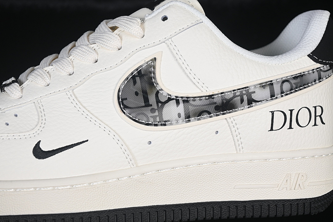 Nike [MM3399-811]-[AIR FORCE 1 07 LOW CASUAL SNEAKERS WHITE/BLACK/GREY]-[WOMAN:36-39]-[MAN:40-45] - Image 8