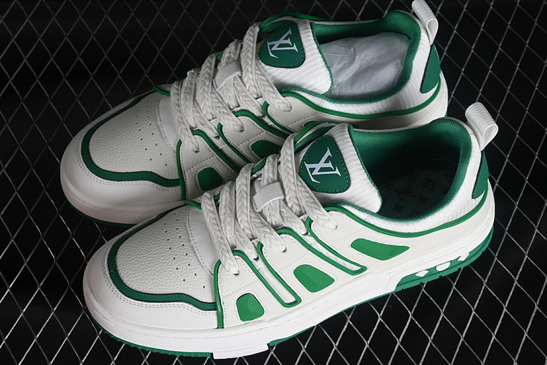Louis Vuitton [LOUIS VUITTON SNEAKER LOW WHITE/GREEN]-[MAN:38-44] - Image 12