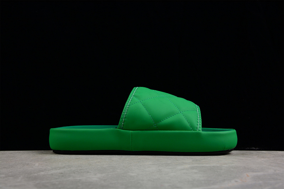 Bottega Veneta [B*V 2022 VELCRO SLIPPERS GREEN/GREEN/GREEN]-[MAN:39-45] - Image 7