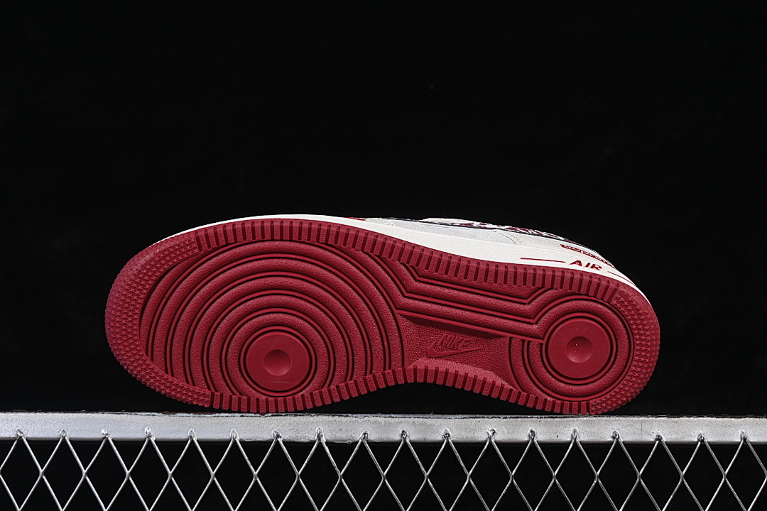 Nike [SY1388-019]-[AIR FORCE 1 07 LOW WHITE/GREY/RED]-[WOMAN:36-39]-[MAN:40-45] - Image 15
