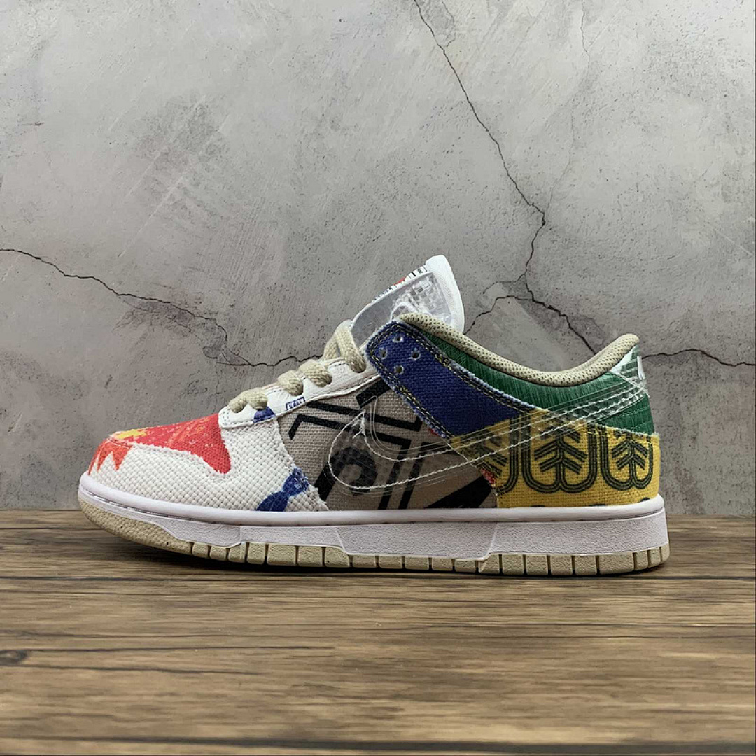 Nike SB DUNK LOW CITY MARKET MULTI-COLOR/MULTI-COLOR · DA6125-900, photo 1