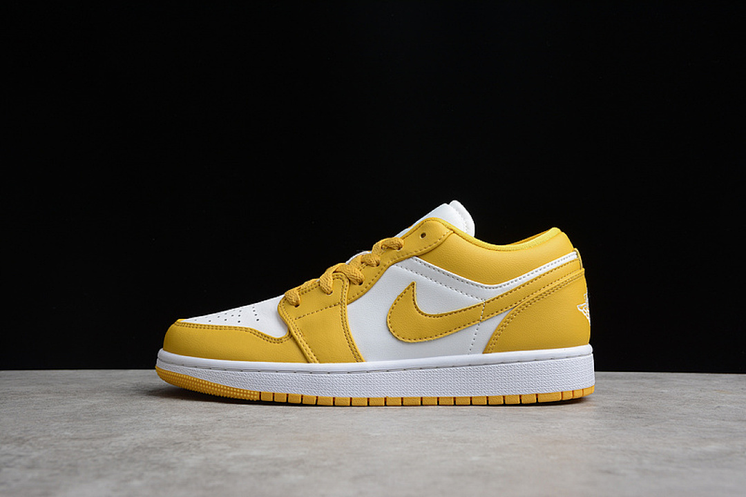 Jordan [553560-171]-[GZ AIR JORDAN 1 LOW GS WHITE/WHITE/POLLEN]-[WOMAN:36-39]-[MAN:40-46], photo 1
