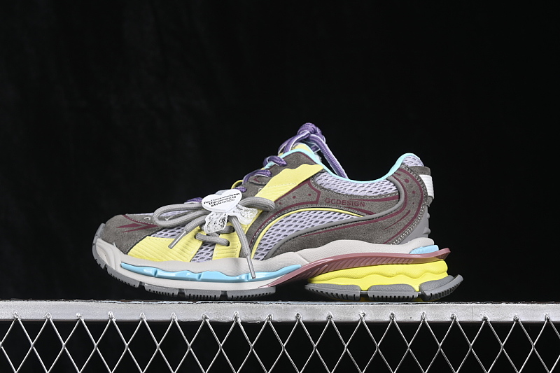 LEISURE LIFESTYLE SHOES BROWN/GREY/YELLOW/BLUE · G26U4036C, photo 1