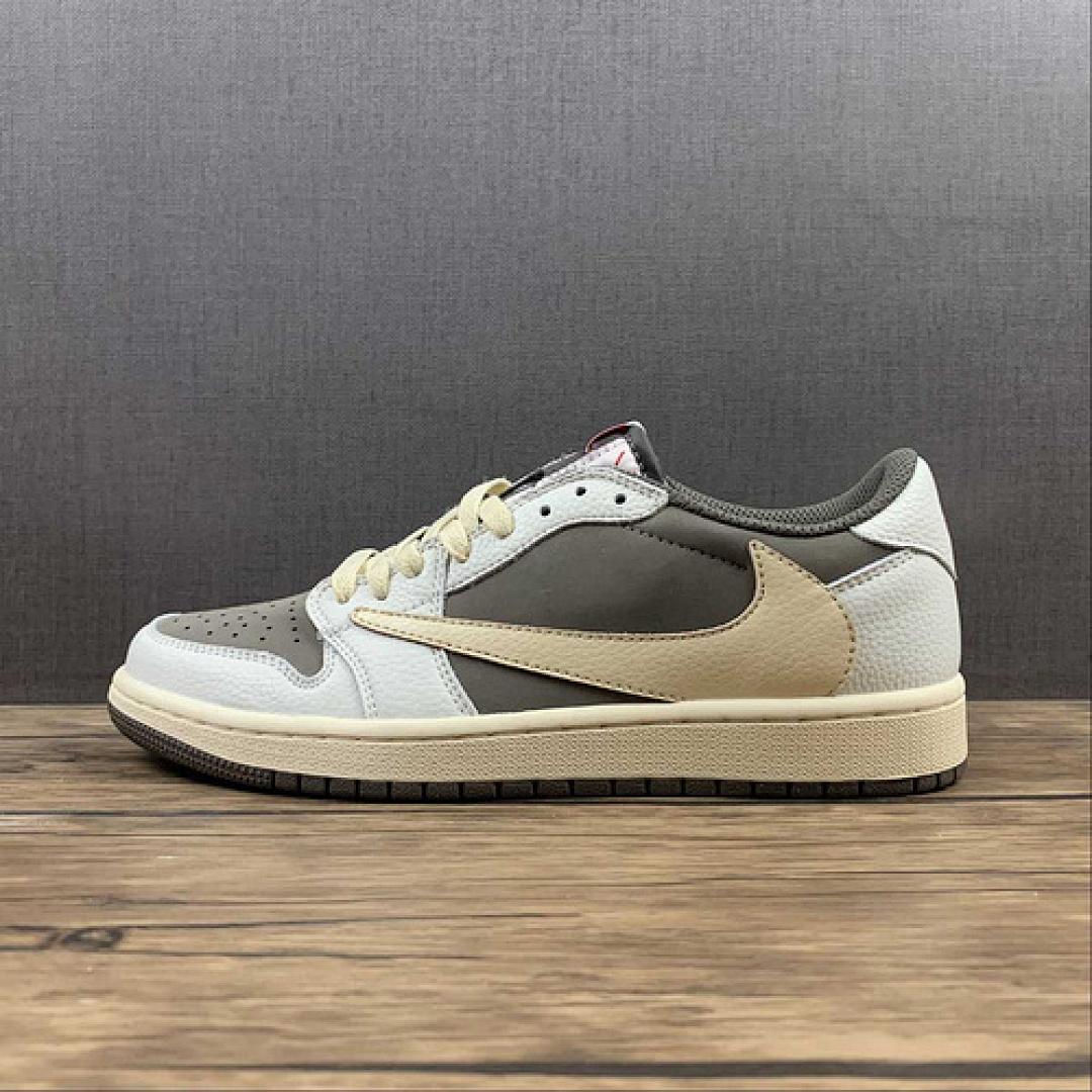 Jordan [DM7866-162]-[TRAVIS SCOTT X AIR JORDAN 1 LOW OG REVERSE MOCHA WHITE/BLACK/BROWN], photo 1