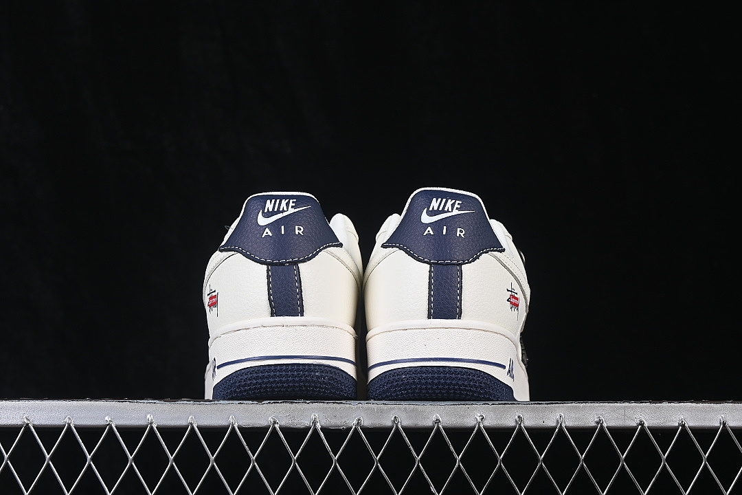 Nike [HO7788-101]-[AIR FORCE 1 07 LOW CASUAL SNEAKERS NAVY BLUE/WHITE]-[WOMAN:36-39]-[MAN:40-45] - Image 13