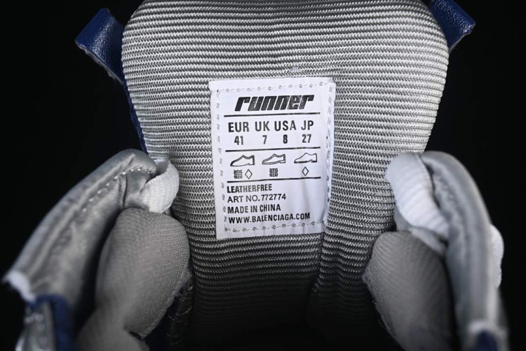 Balenciaga [WRUNG4610]-[BALENCIAGA RUNNER KITH FOUR.COLOR NAVE BLUE/SILVER/RED]-[WOMAN:35-39]-[MAN:40-46] - Image 6
