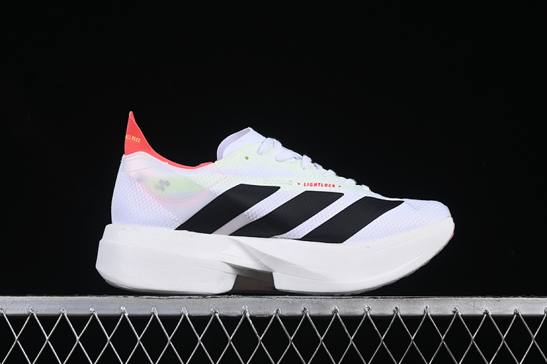 Adidas [JR1094]-[ADIZERO ADIOS 4 M CLOUD WHITE/CORE BLACK/SILVER METALLIC]-[WOMAN:36-39]-[MAN:40-45] - Image 16