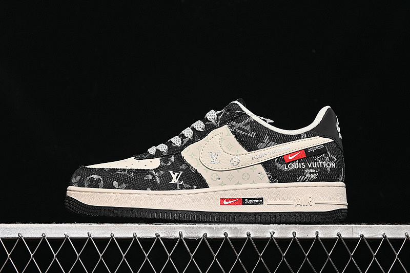 Nike Nike AIR FORCE 1 07 LOW LV WHITE/GREY/BLACK · MZ9588-802, photo 1