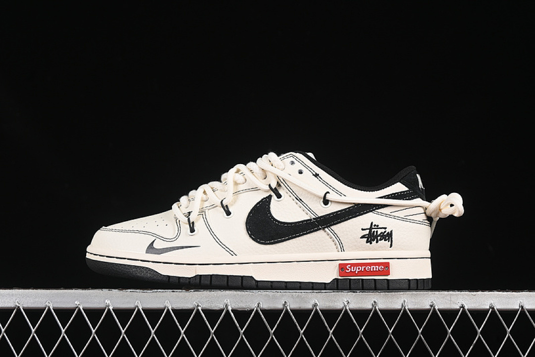 Off-White [YX5066-277]-[SB DUNK LOW SUP OFF WHITE/BLACK]-[WOMAN:36-39]-[MAN:40-45], photo 1