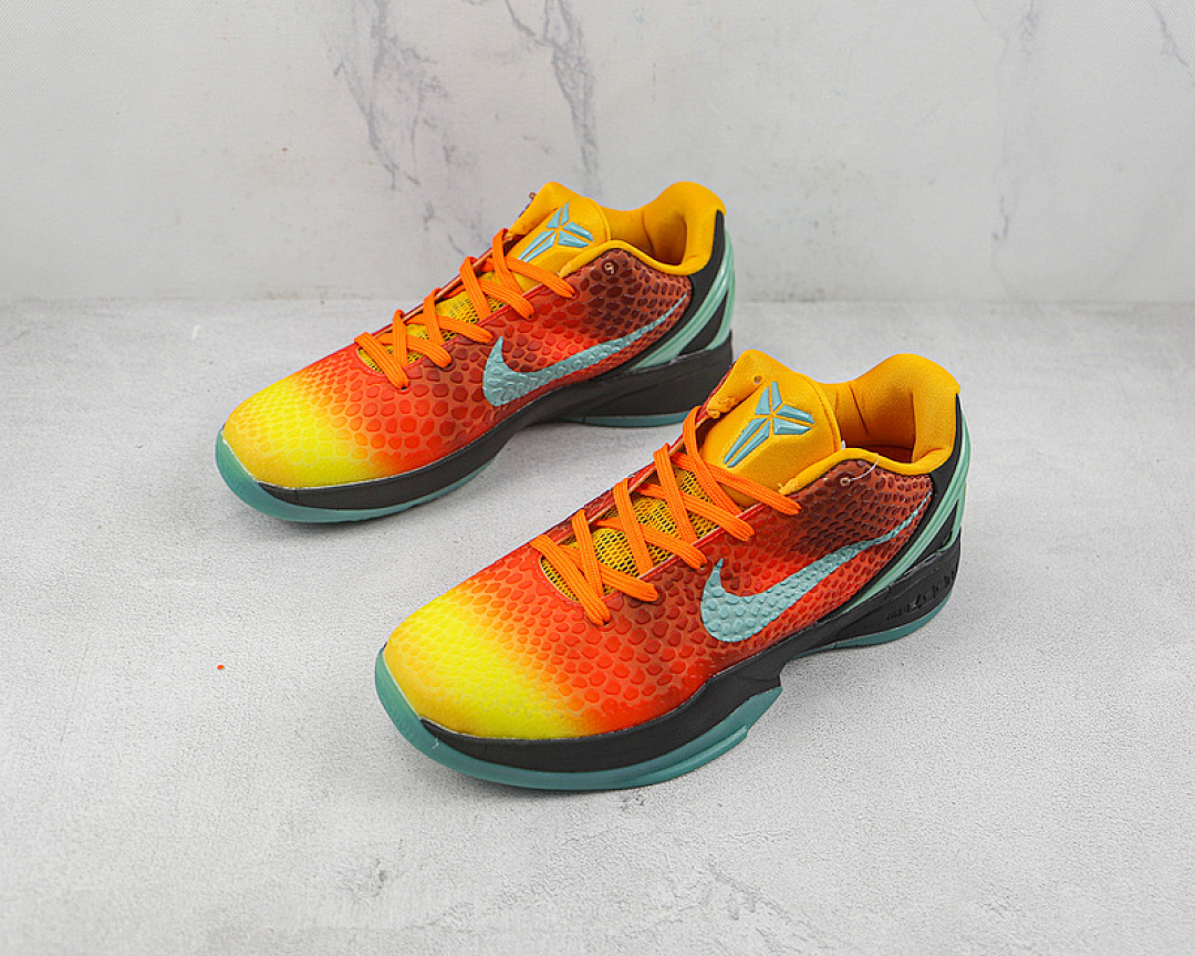 Nike [CW2190-800]-[ZOOM KOBE 6 PROTRO ORANGE COUNTY PEEL/BLACK-CANNON]-[MAN:40-46] - Image 4