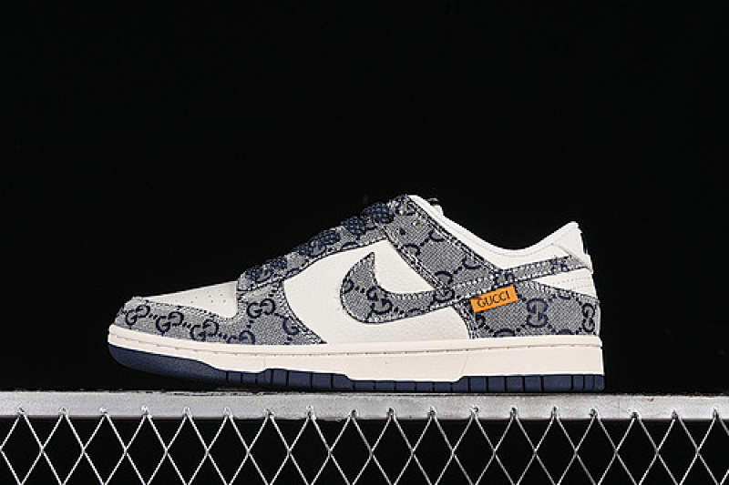 Nike SB DUNK LOW WHITE/GREY/BLUE · BB9676-313, photo 1
