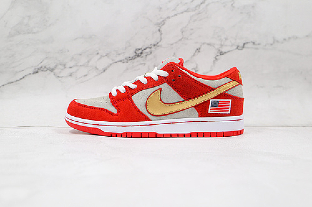 Unbranded [304292-610]-[SB DUNK LOW NASTY BOYS RED/WHITE/GOLD]-[WOMAN:36-39]-[MAN:40-47], photo 1