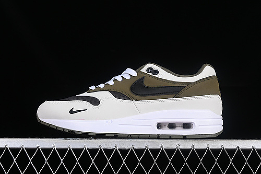 Nike AIR MAX 1 NEUTRAL OLIVE/BLACK/SAIL/LIGHT LEMON TWIST/BAROQUE BROWN/WHITE · FZ3124-200, photo 1