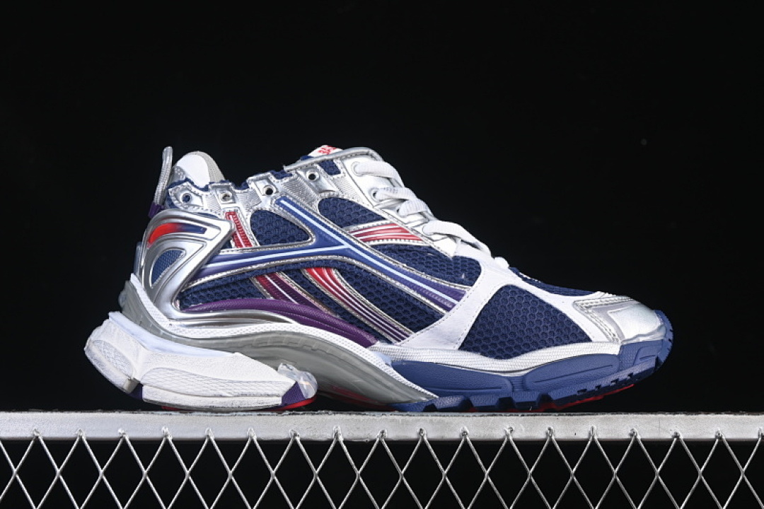 Balenciaga [WRUNG4610]-[BALENCIAGA RUNNER KITH FOUR.COLOR NAVE BLUE/SILVER/RED]-[WOMAN:35-39]-[MAN:40-46] - Image 16