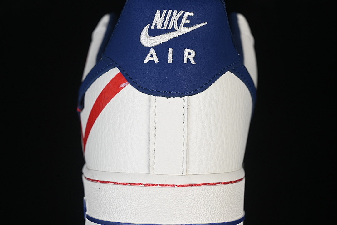 Nike [XY9025-011]-[AIR FORCE 1 07 LOW CASUAL SNEAKERS WHITE/BLUE/RED]-[WOMAN:36-39]-[MAN:40-45] - Image 7
