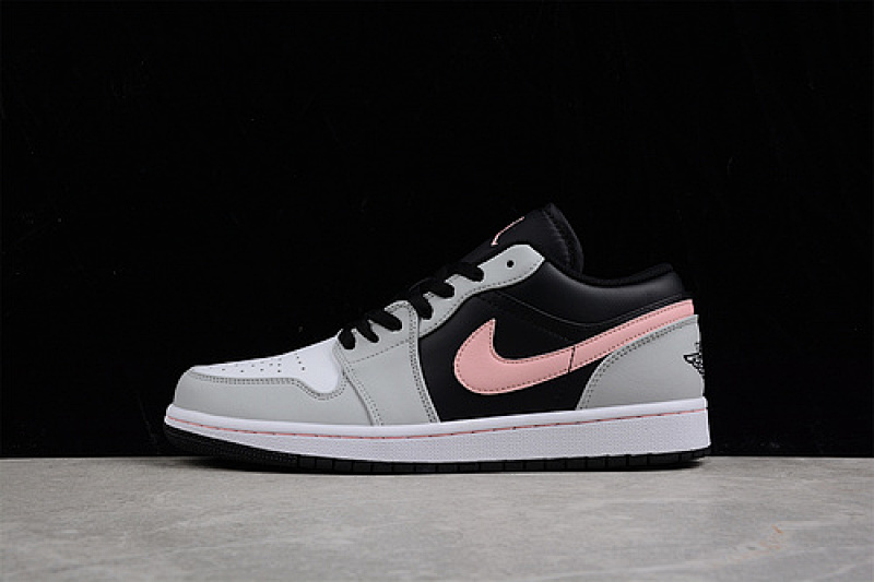 Jordan AIR Jordan 1 LOW GREY/WHITE/PINK · 553558-062, photo 1