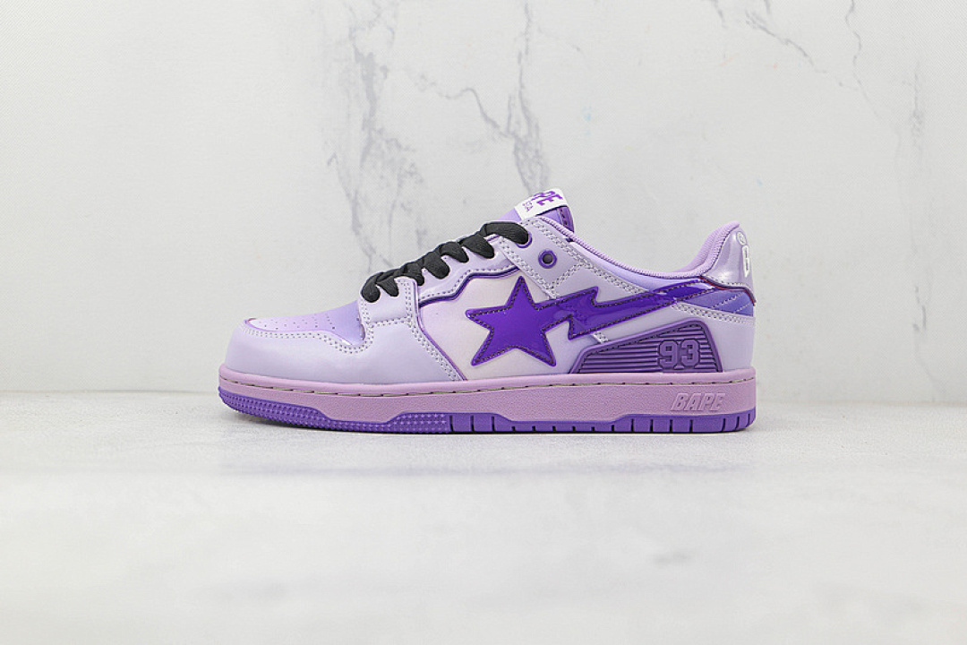 Bape [BAPE STA LOW PURPLE/LIGHT PURPLE/BLACK]-[WOMAN:36-39]-[MAN:40-45], photo 1
