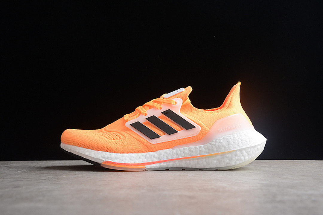 ULTRABOOST 22 RUNNING SHOES ORANGE/BLACK/WHITE · HR1029, photo 1
