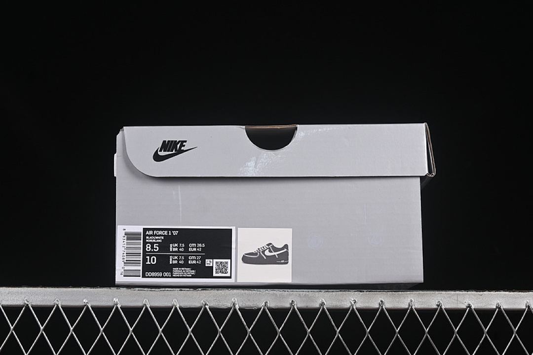 Nike [DD8959-001]-[AIR FORCE 1 07 LOW WHITE/BLACK]-[WOMAN:36-39]-[MAN:40-45] - Image 12