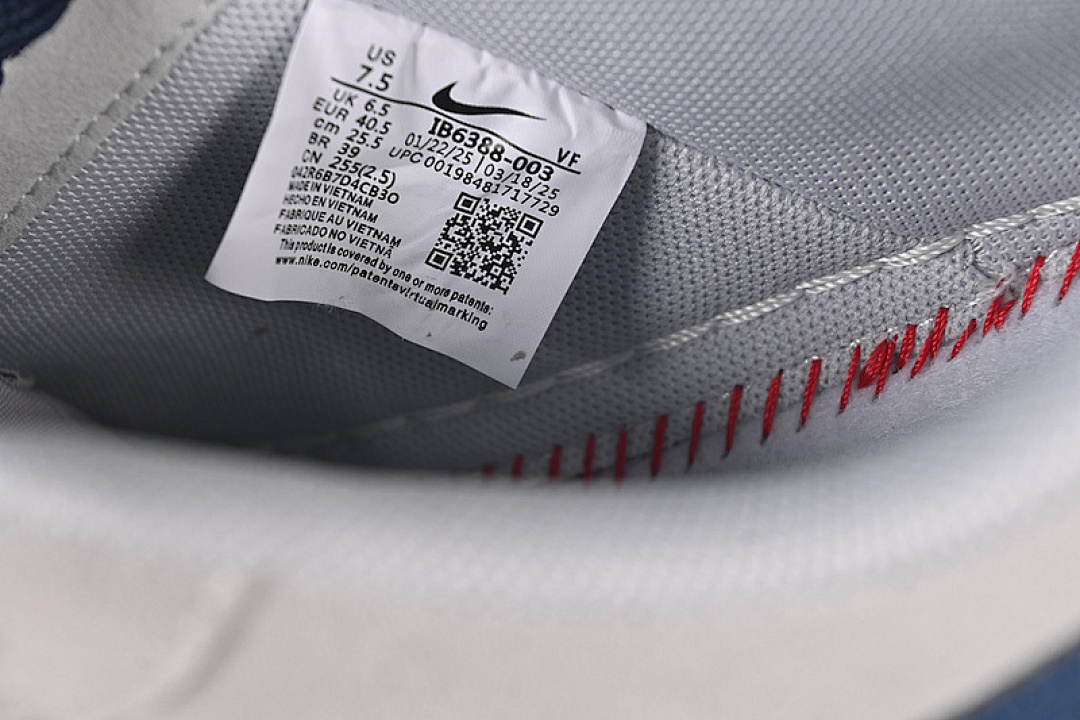Nike [IB6388-003]-[AIR FORCE 1 07 LOW GREY/BLUE]-[MAN:39-45] - Image 5