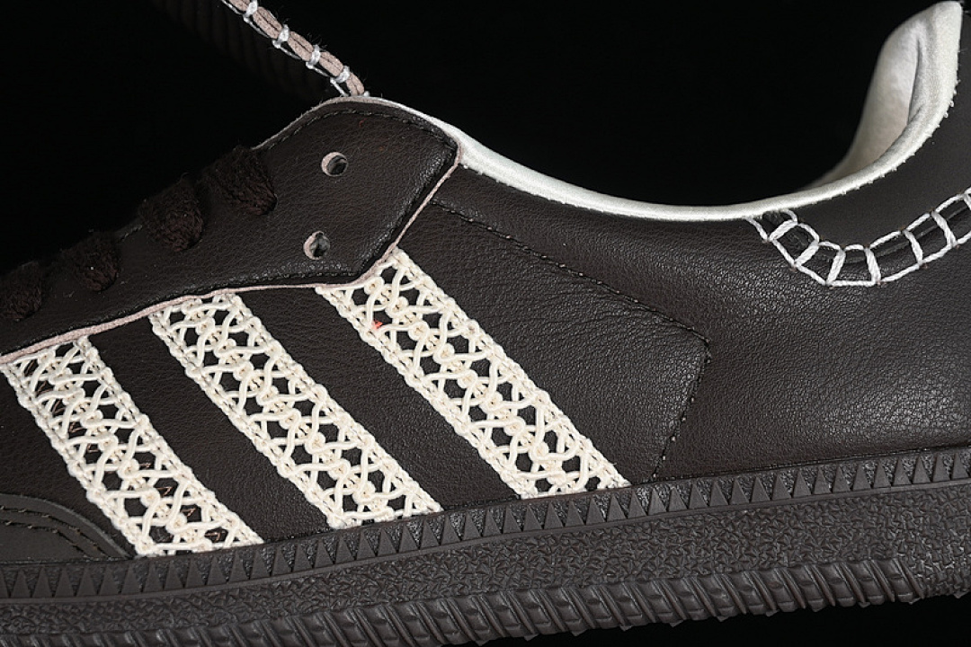 Adidas [FX7517]-[WALES BONNER SAMBA CORE BLACK/CREAM WHITE/CORE BLACK]-[WOMAN:35-39]-[MAN:40-45] - Image 8