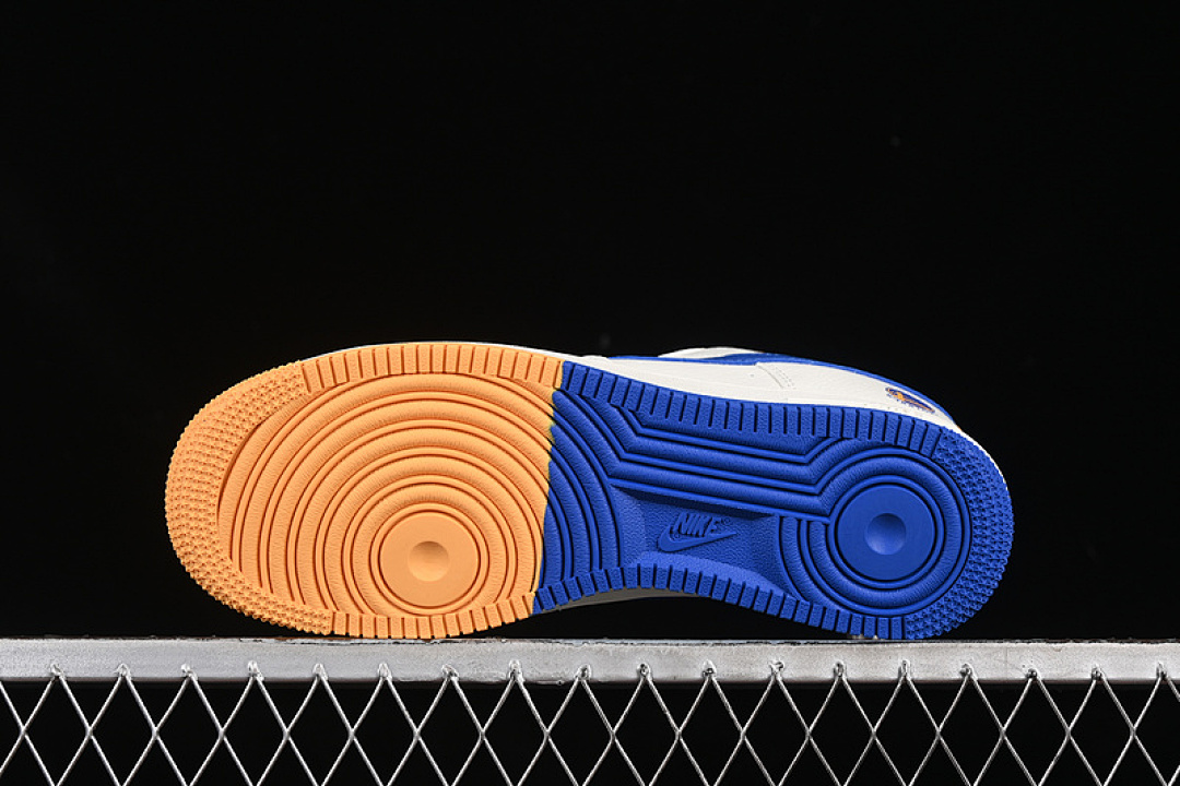 Nike [CS5288-005]-[AIR FORCE 1 07 LOW NBA WHITE/BLUE/YELLOW]-[WOMAN:36-39]-[MAN:40-45] - Image 16