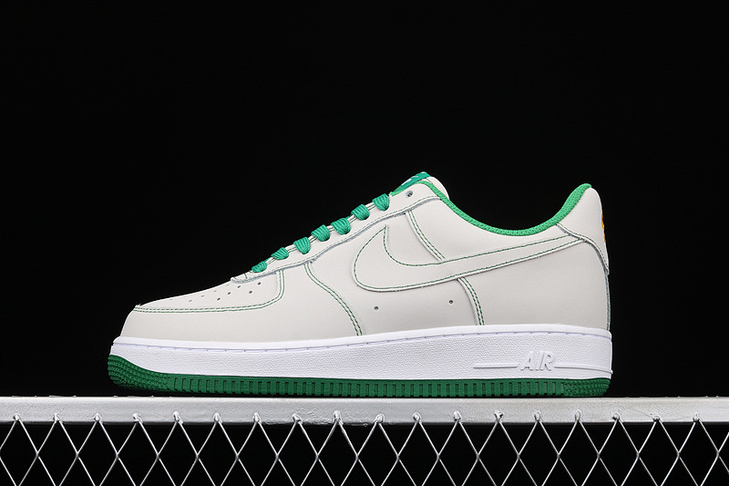 Nike Nike AIR FORCE 1 LOW LIGHT GRAY/YELLOW/GREEN · BQ8988-101, photo 1