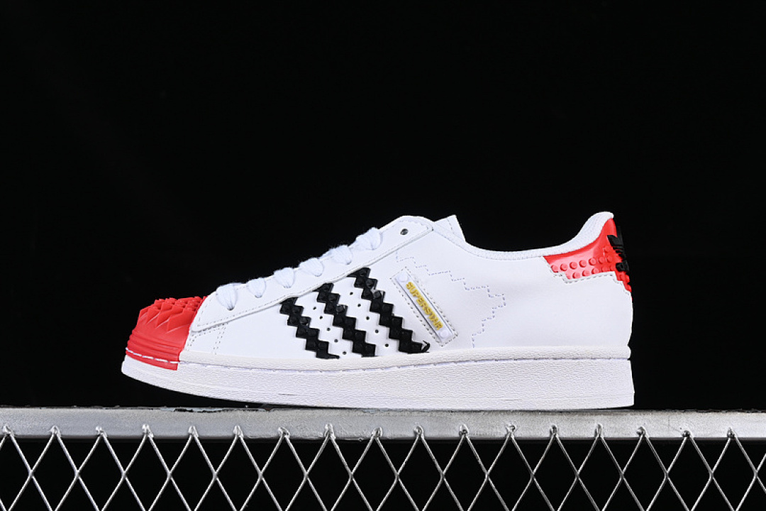 Unbranded [GW3966]-[SUPERSTAR WHITE/BLACK/RED]-[WOMAN:36-39]-[MAN:40-45], photo 1