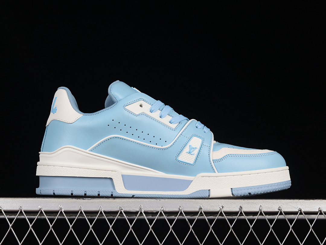 Louis Vuitton [L*V 2021SS FASHION SHOW SNEAKERS LIGHT BLUE/WHITE/WHITE]-[MAN:38-45] - Image 15