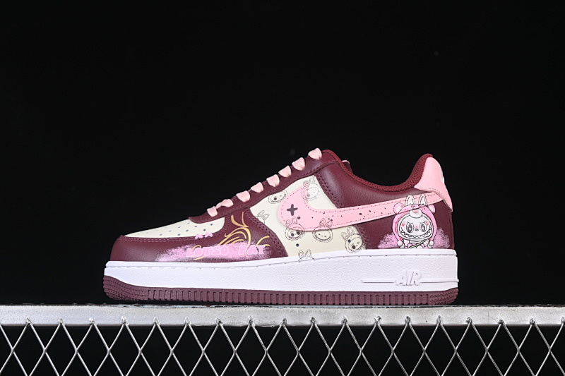 Nike Nike AIR FORCE 1 07 LOW BERRY RED WHITE/RED/PINK · FD9925-611, photo 1