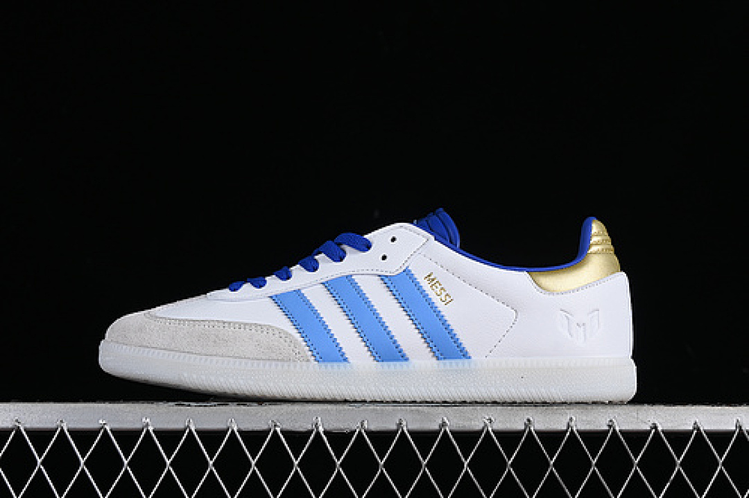 Adidas [ID3550]-[LIONEL MESSI X SAMBA INDOOR SPARK GEN10S WHITE/LUCID BLUE/BLUE BURST/GOLD]-[36-45], photo 1