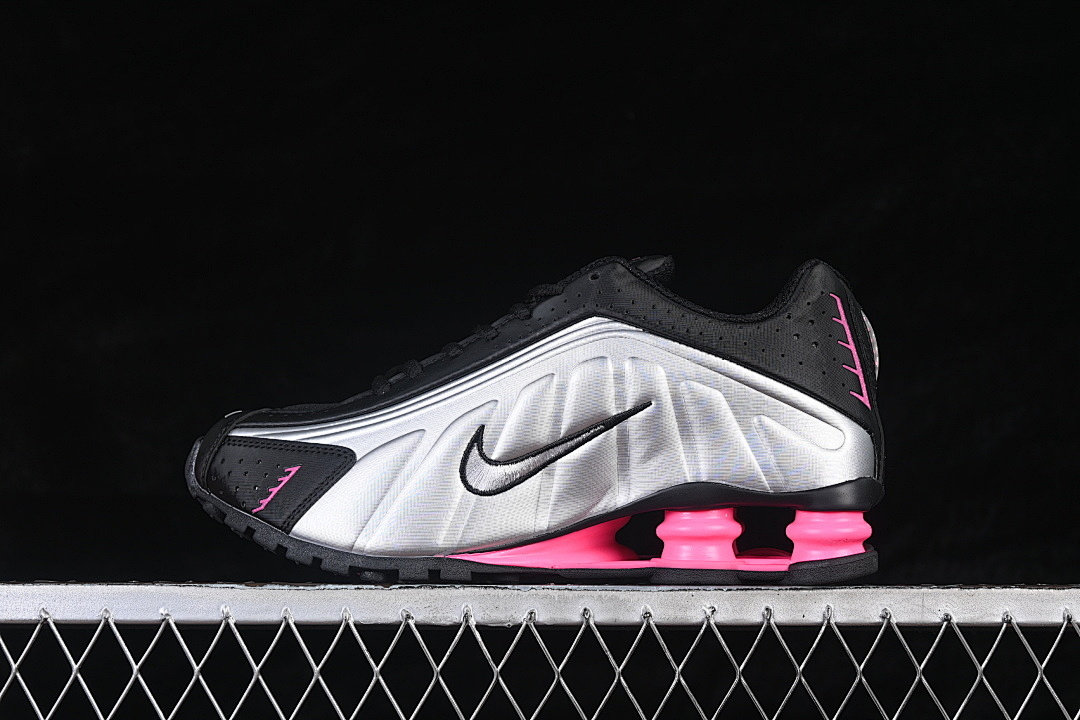 SHOX R4 BLACK/PINKSICLE/METALLIC SILVER · AR3565-012, photo 1
