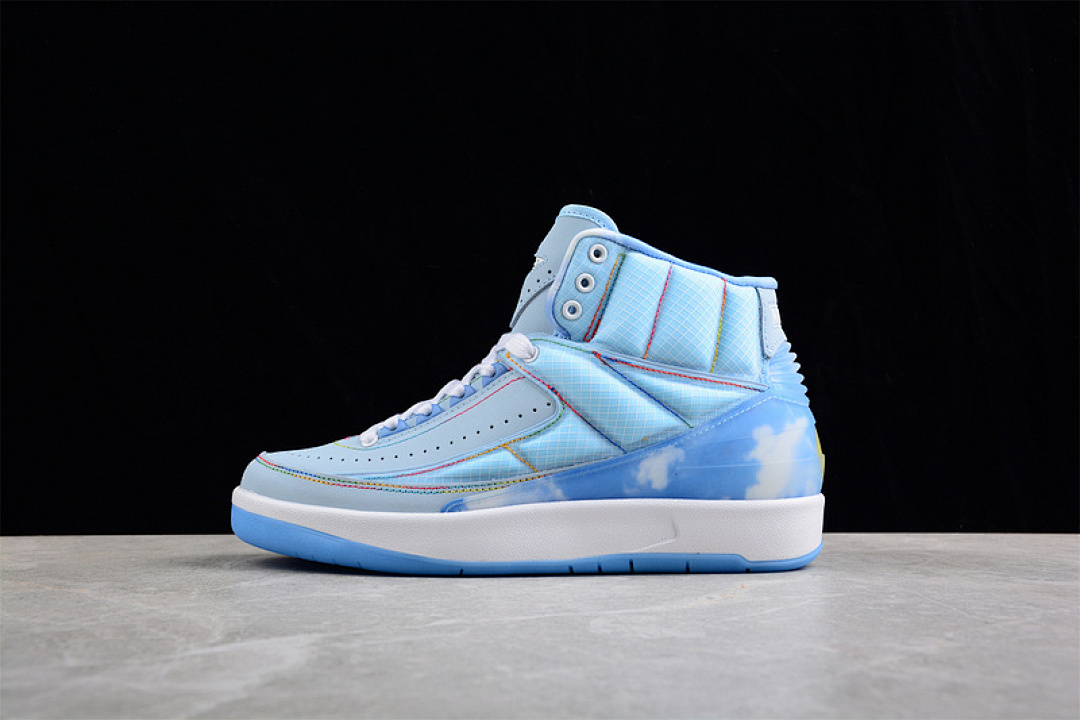 Jordan [DQ7691-419]-[J. BALVIN X AIR JORDAN 2 RETRO CELESTINE BLUE/WHITE/MULTI-COLOR]-[UNISEX:36-46], photo 1