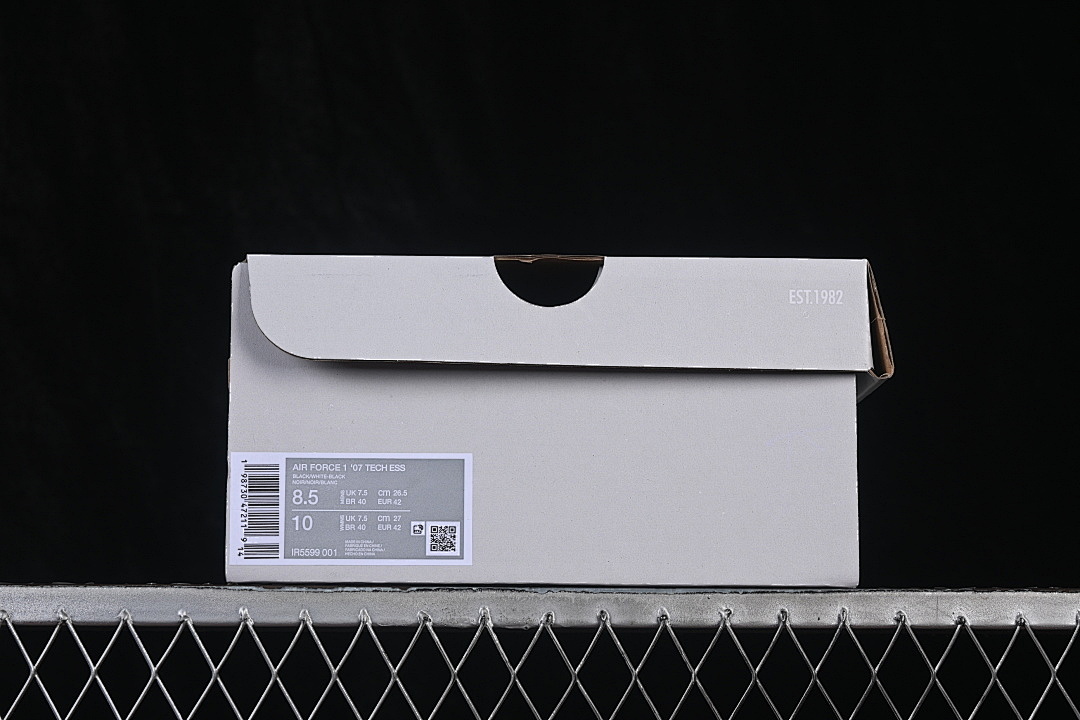 Nike [IR5599-001]-[AIR FORCE 1 LOW 07 LV8 BLACK/WHITE/BLACK]-[WOMAN:36-39]-[MAN:40-45] - Image 12